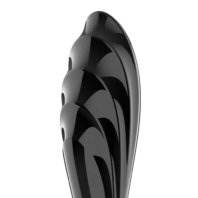SATISFYER Dazzling Crystal Glass Dildo Black 1