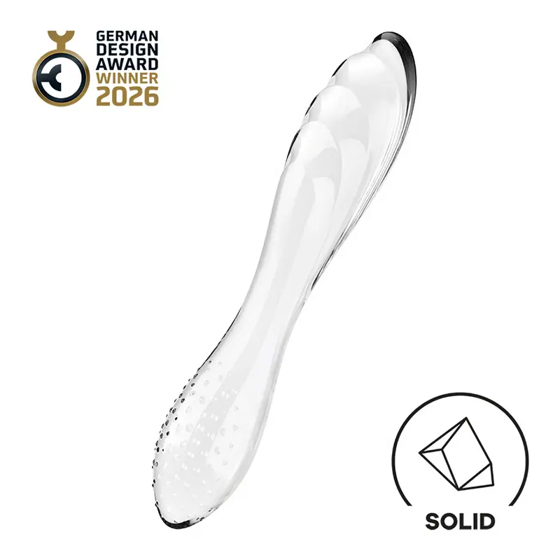 SATISFYER Dazzling Crystal Glass Dildo Transparent 1