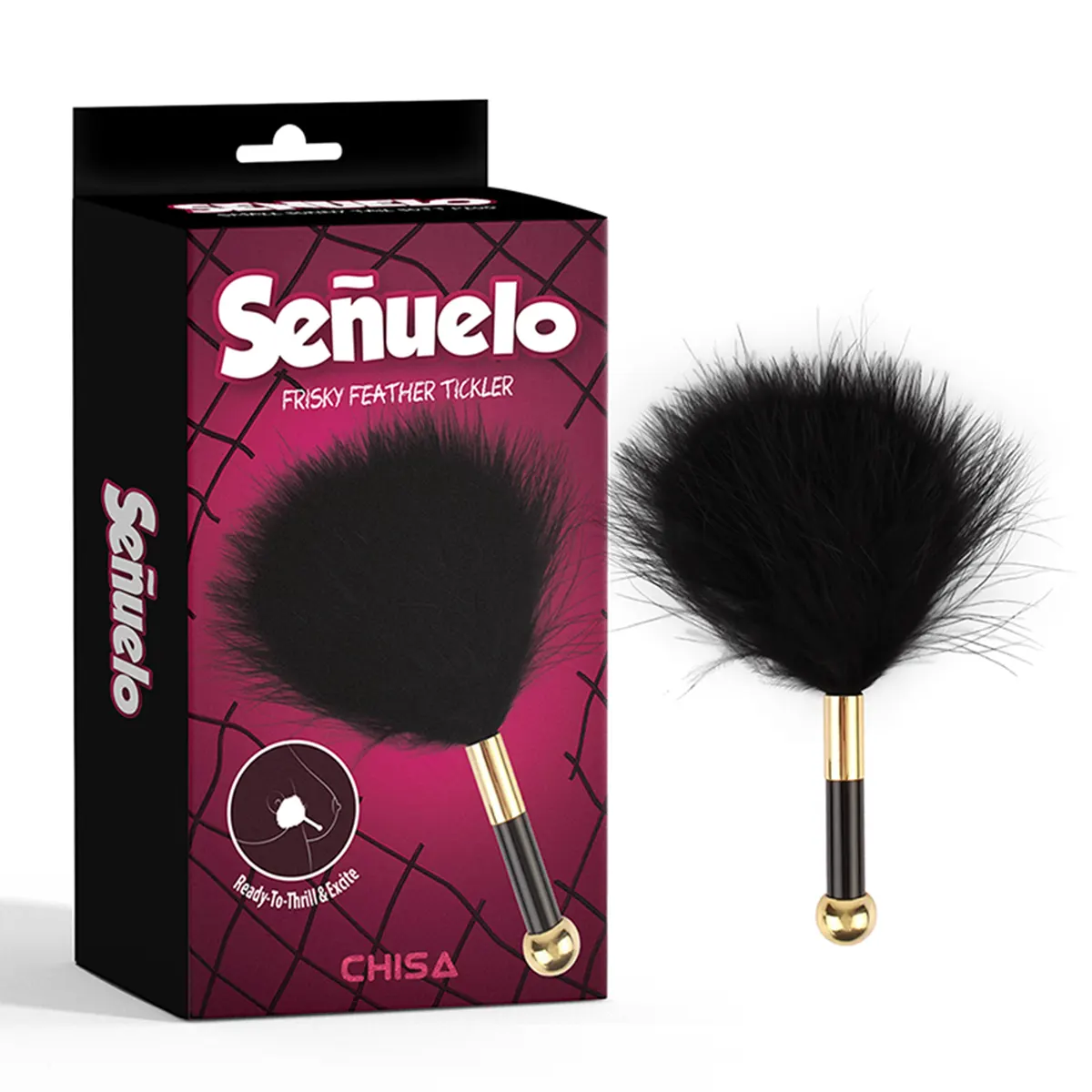 Crna Peruška Frisky Feather Tickler