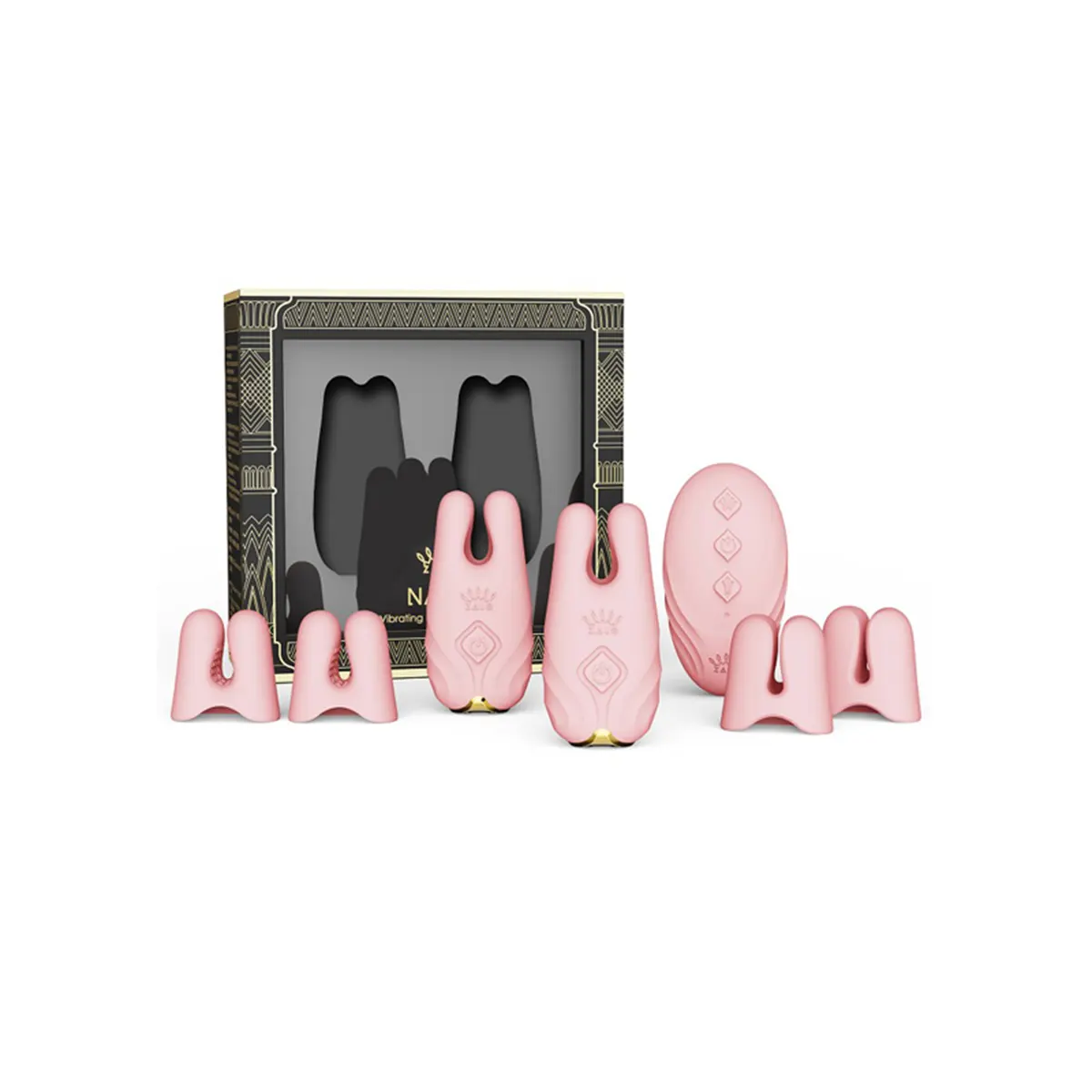Vibrirajuće štipaljke za bradavice ZALO Nave Vibrating Nipple Clamps