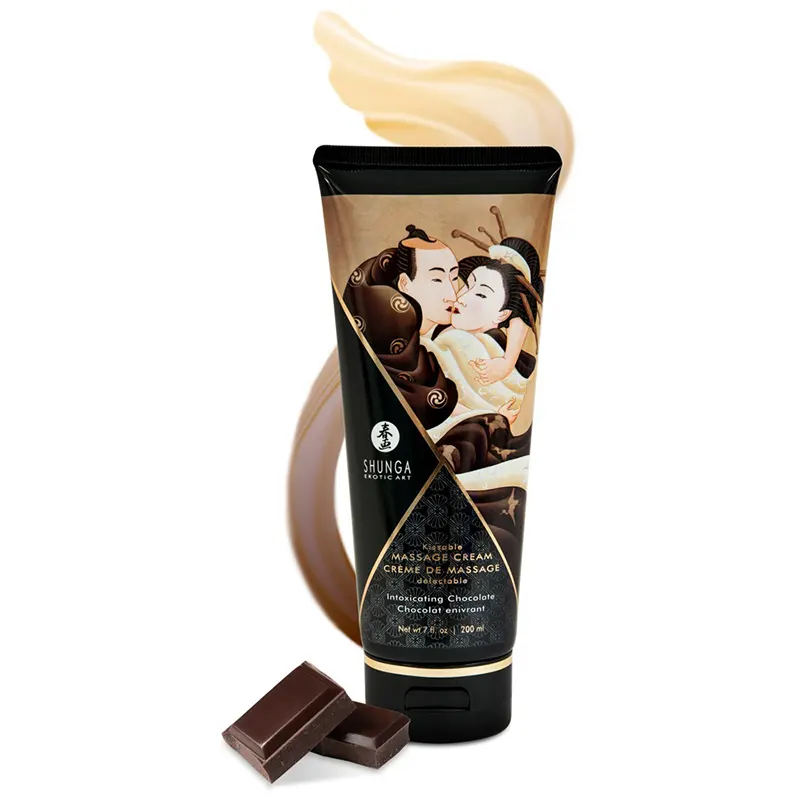 Krema za masažu sa ukusom čokolade Shunga Kissable Massage Cream Chocolate