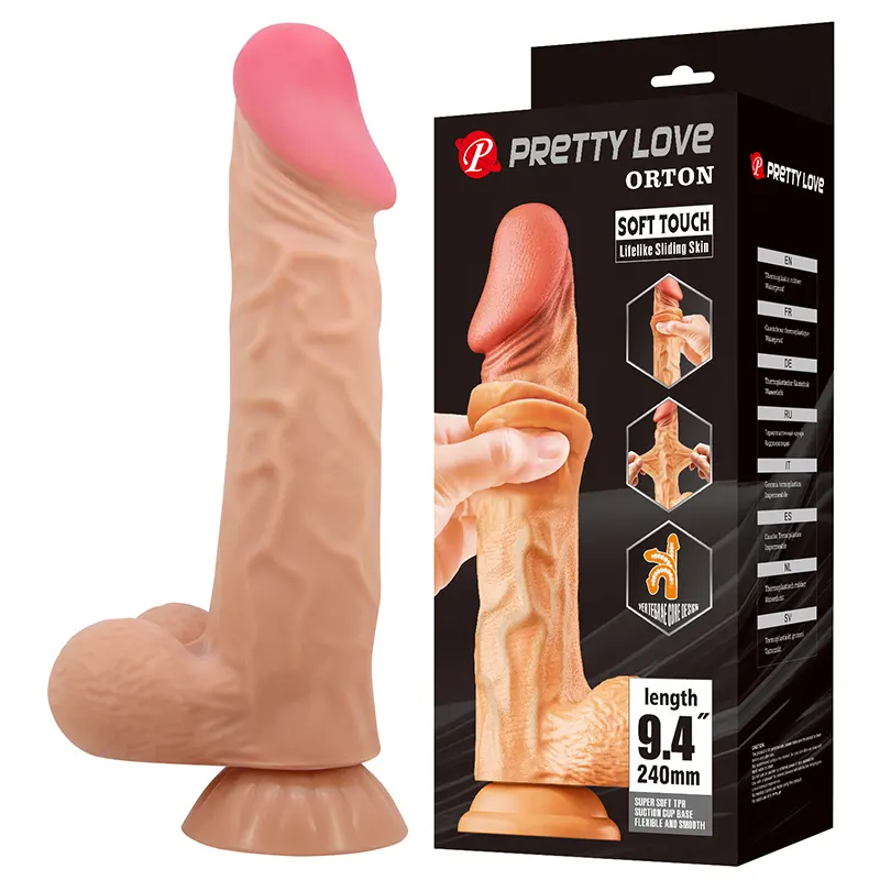 Sliding Skin Dildo 24cm