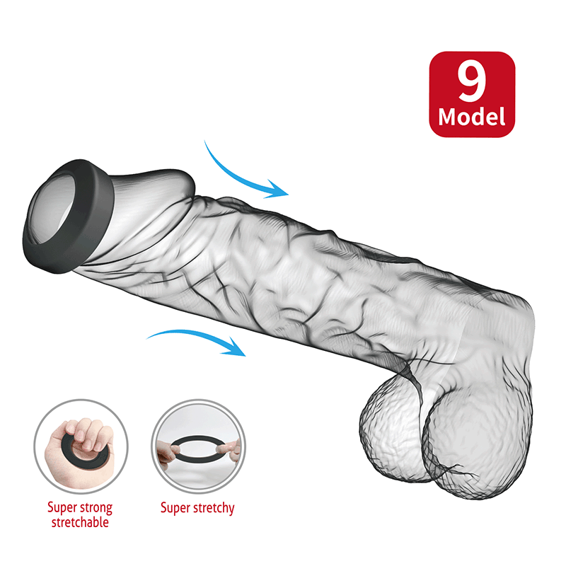 Silikonski prsten za penis Super Soft Silicone 9