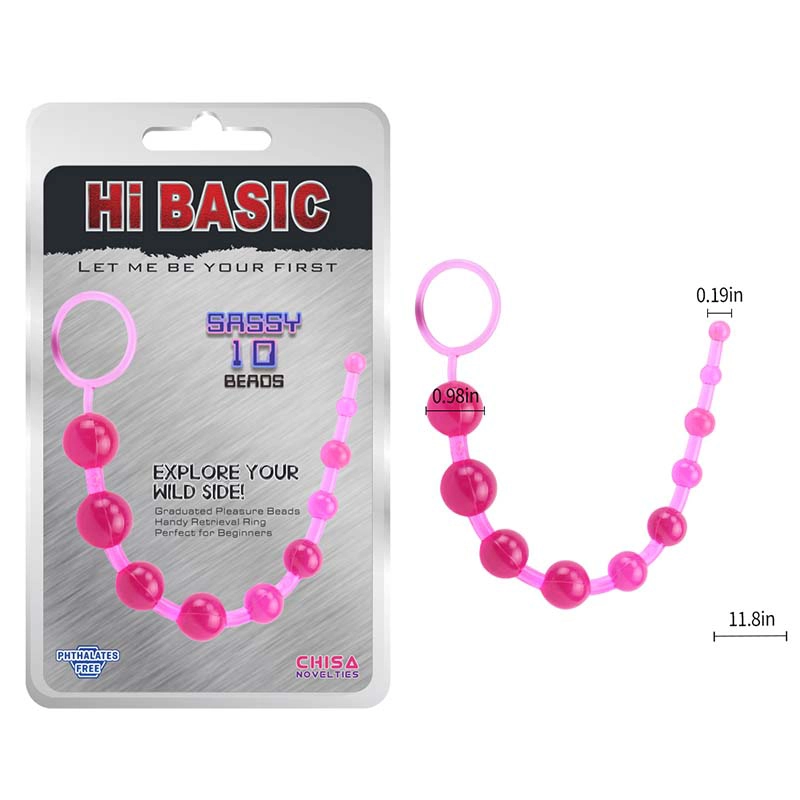Analne kuglice SASSY Anal Beads Pink