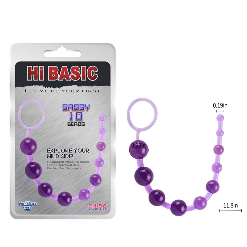 Analne kuglice SASSY Anal Beads Purple