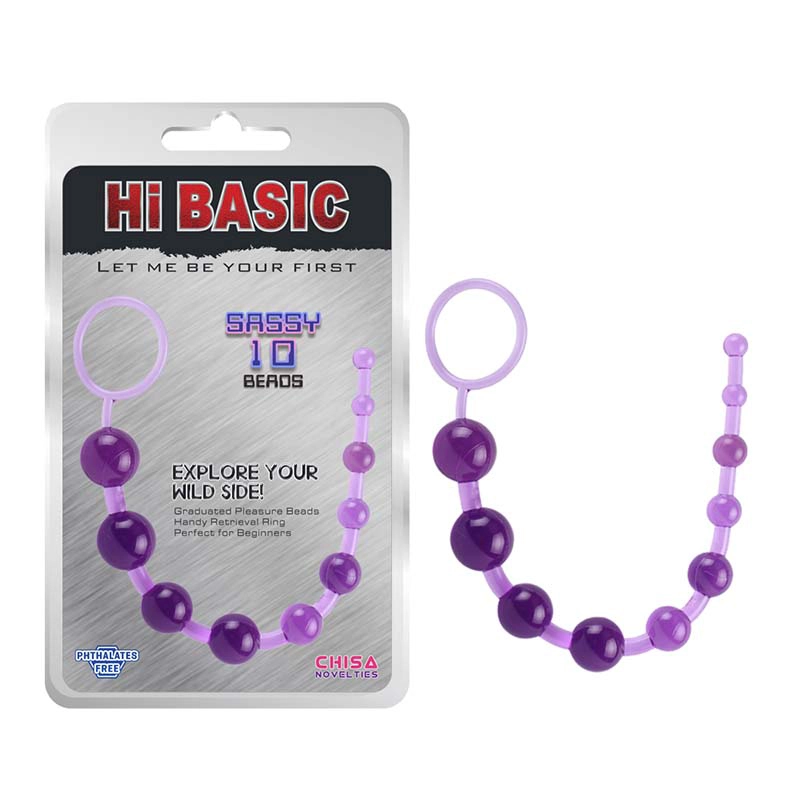 Analne kuglice SASSY Anal Beads Purple