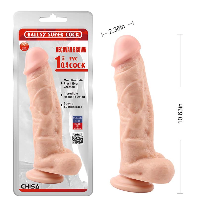 Dildo 27cm DeCovan Brown