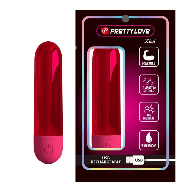 Crveni stimulator klitorisa Kiwi
