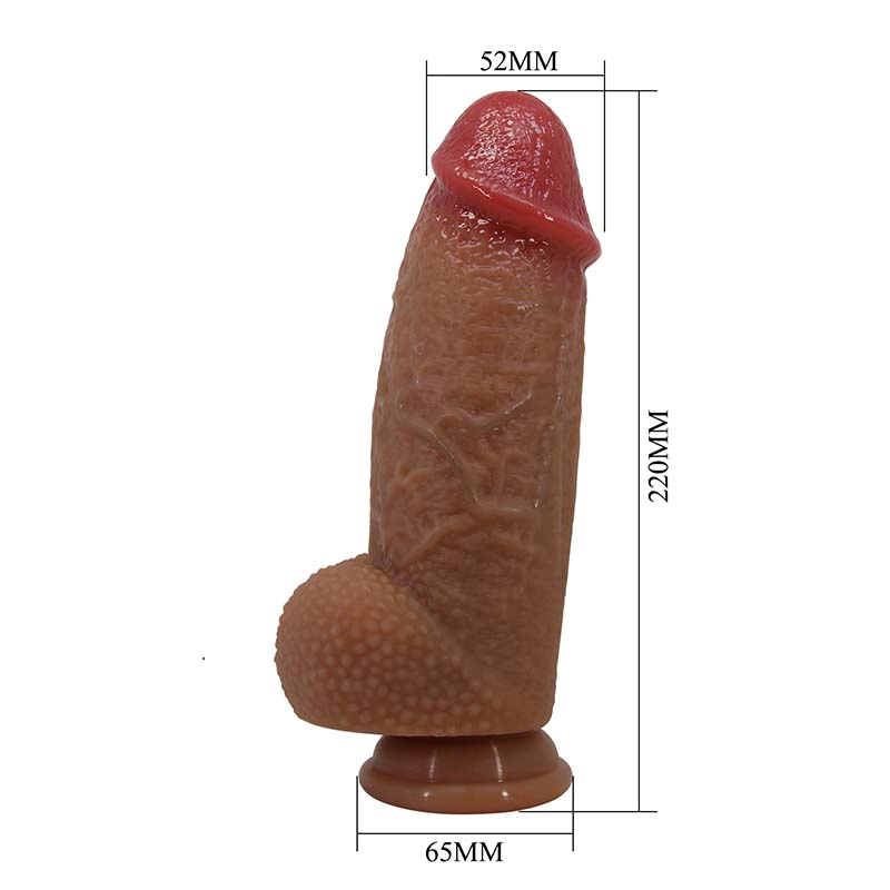 Debeli silinkonski dildo 22cm Achille