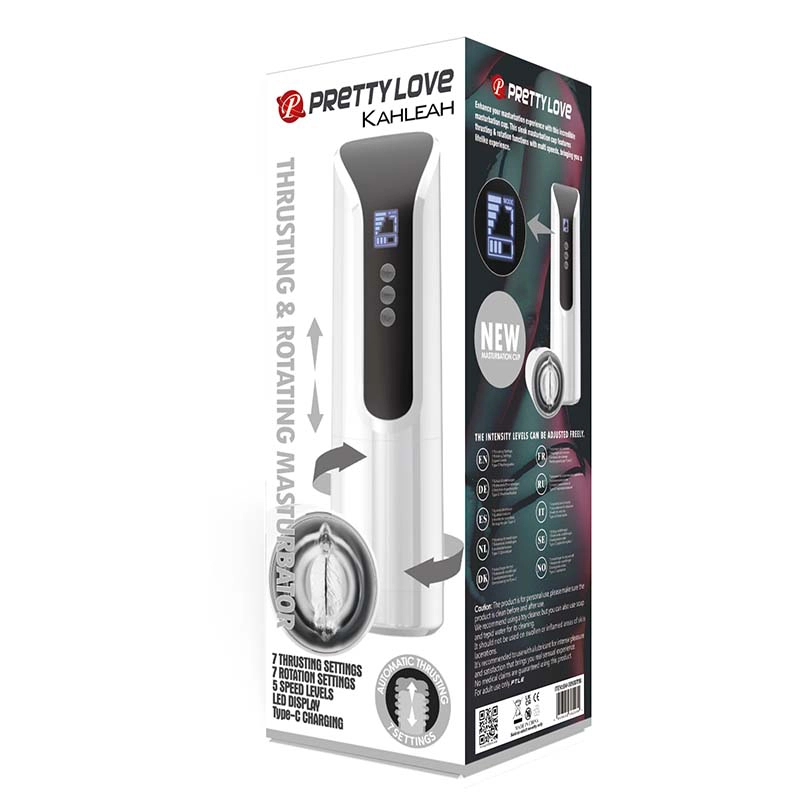 Kvalitetni masturbator sa LED ekranom Kahleah