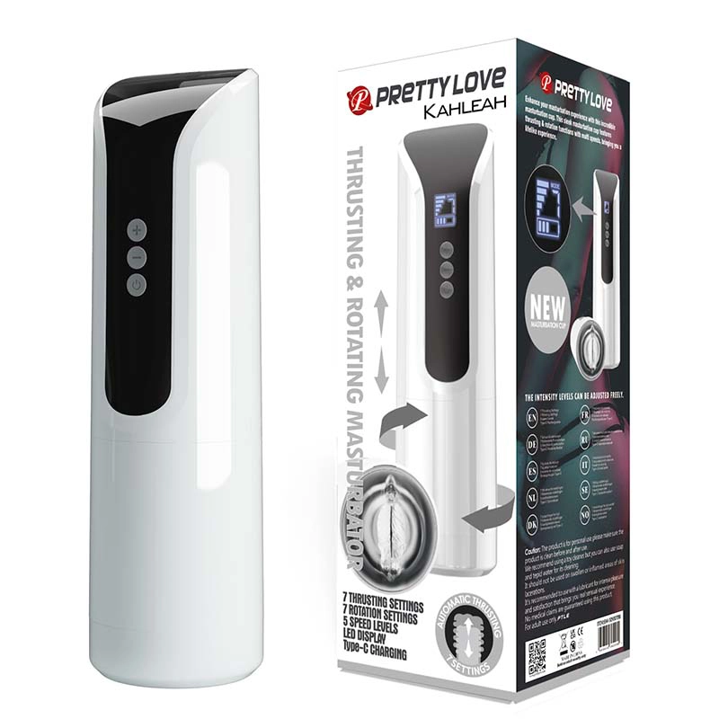 Kvalitetni masturbator sa LED ekranom Kahleah