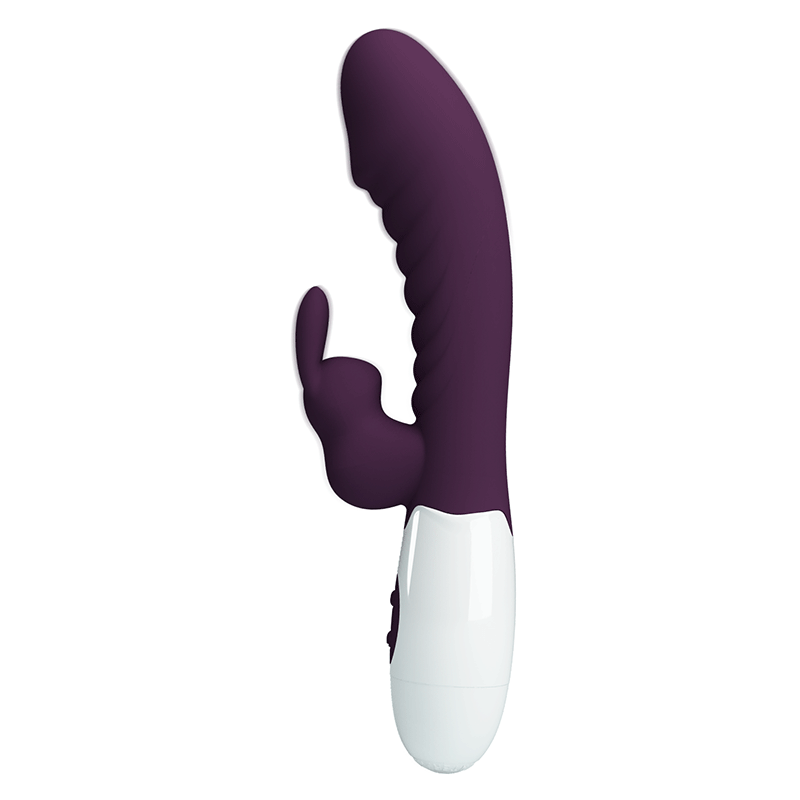 Ljubicasti multifunkcionalni zeka vibrator Naughty Bunny