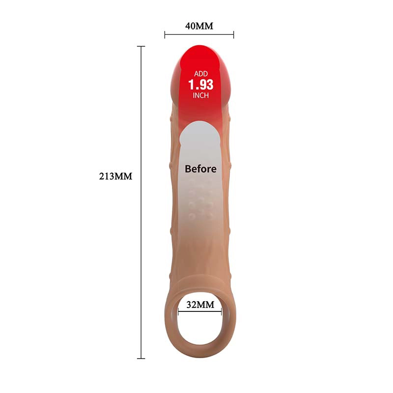 Navlaka za penis sa vibracijom 21cm