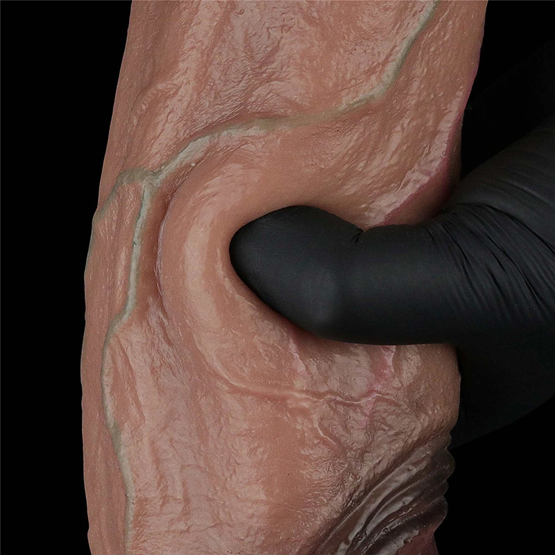 Dildo 28cm 11in Dual Layered Silicone Cock XXL