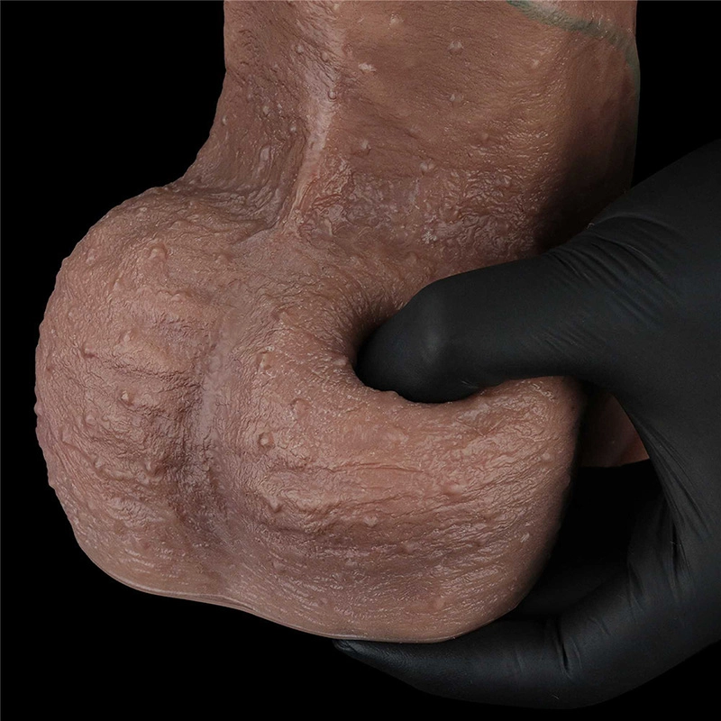 Dildo 33cm 13in Dual Layered Silicone Cock XXL