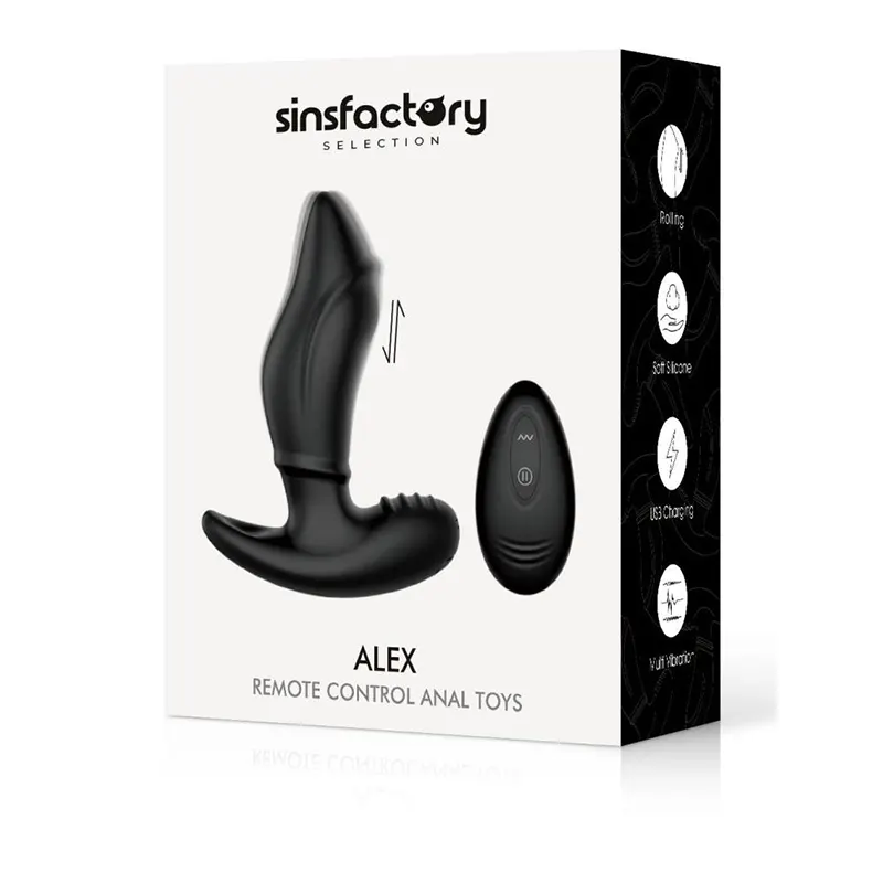 Analni vibrator sa pomeranjem Alex