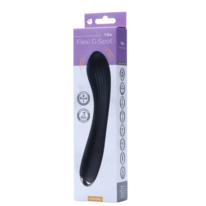 Vibrator za G tačku Flexi G-Spot Black