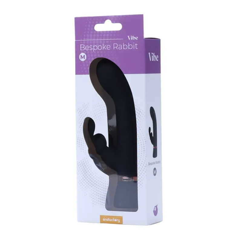 Zeka vibrator Bespoke Rabbit M Black