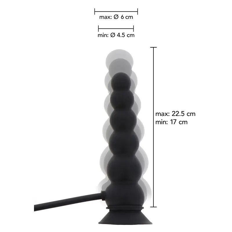Dildo na naduvavanje Inflatable Suction Plug Expert