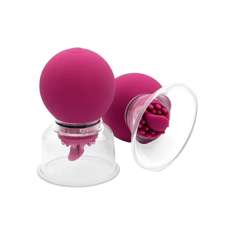 Vibrirajuća i rotirajuća pumpica za bradavice i klitoris