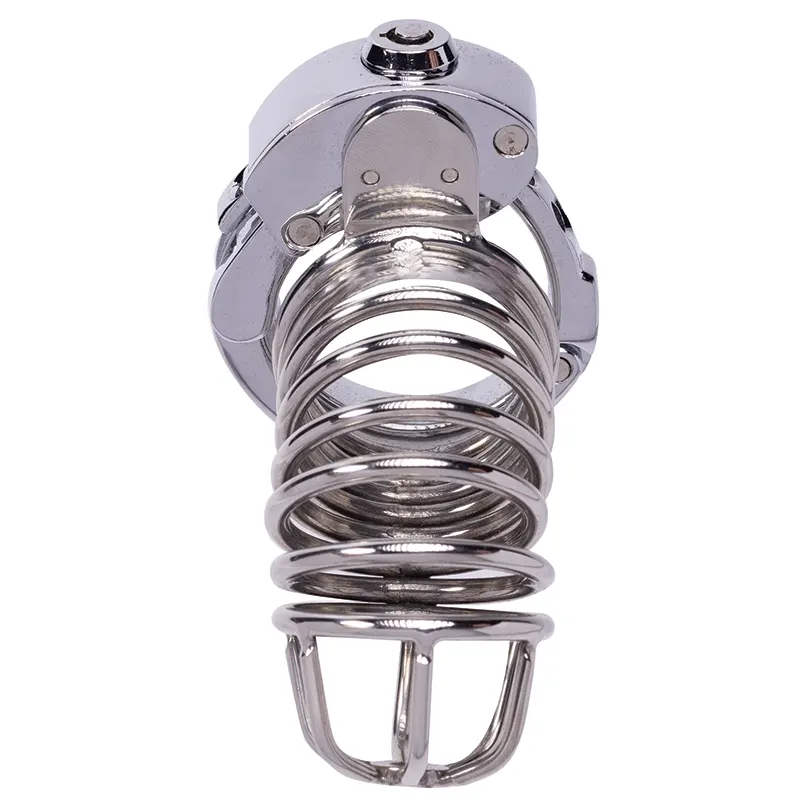 Stainless steel cock cage 1 Kavez za penis Advanced Locking Mechanism