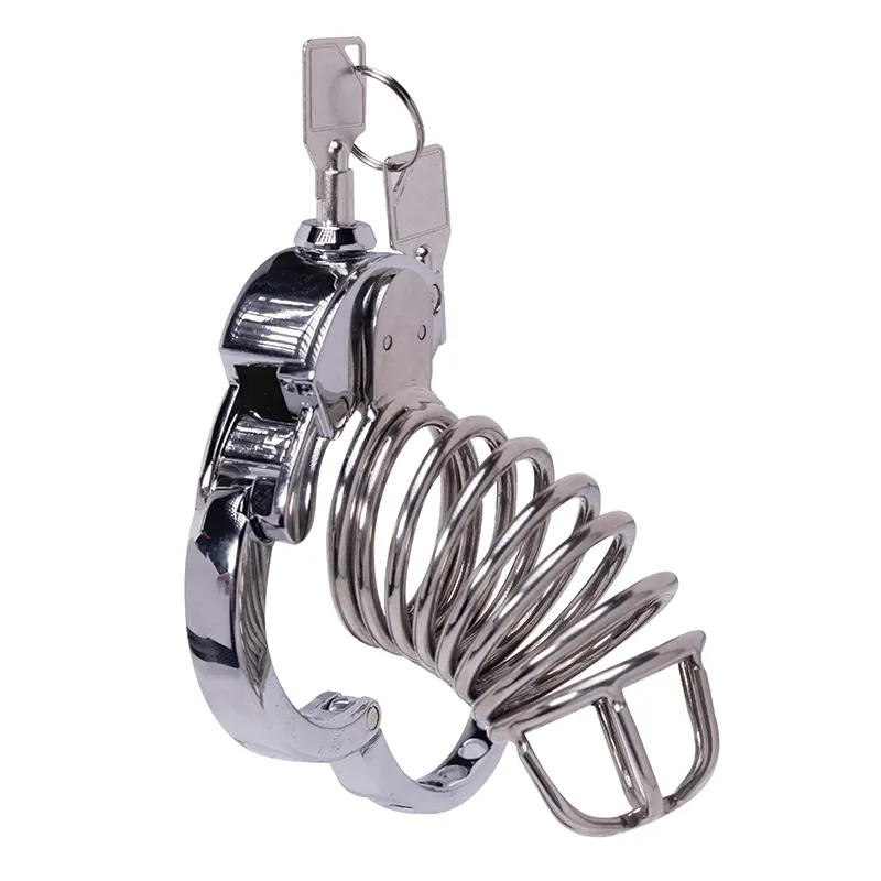 Stainless steel cock cage 1 Kavez za penis Advanced Locking Mechanism