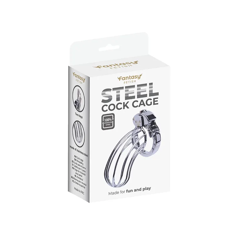 Stainless steel cock cage 2 Kavez za penis Advanced Locking Mechanism