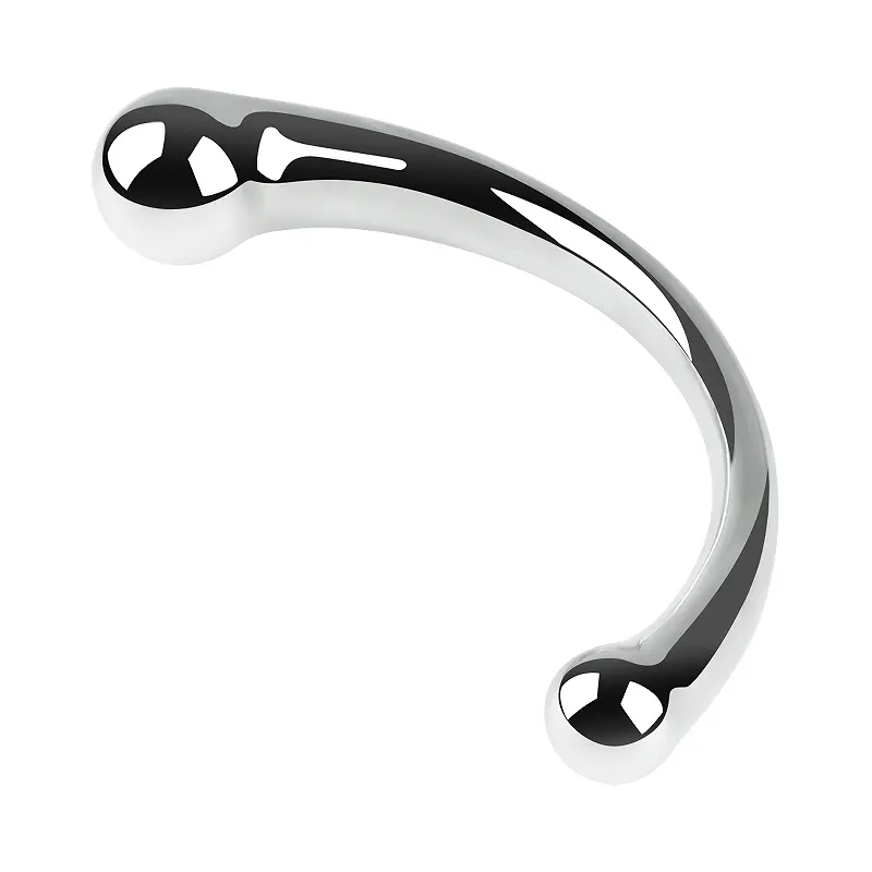 Dildo od nerdjajuceg celika Curvy G spot Double Ended