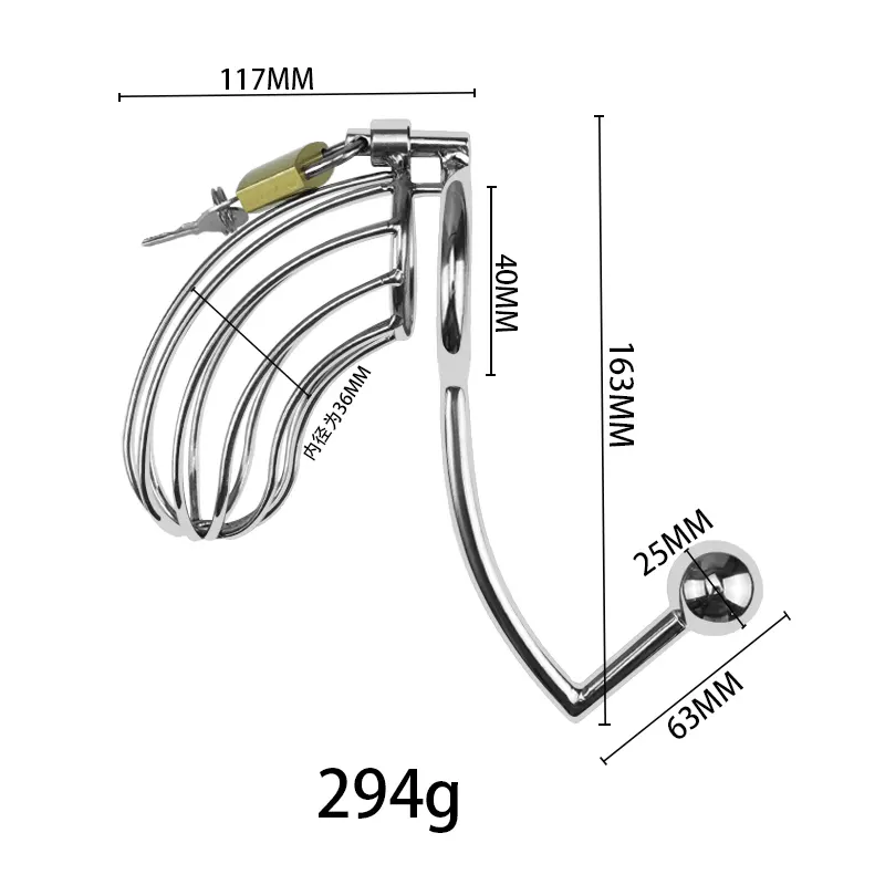 Kavez za penis i masazer prostete