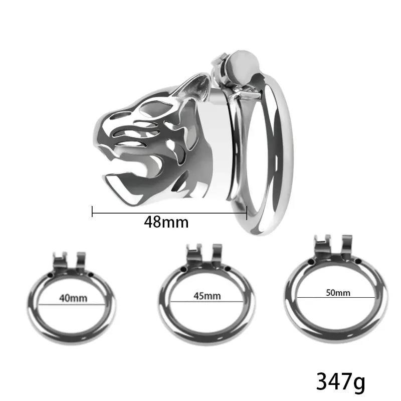 Kavez za penis od nerdjajuceg celika 3 prstena