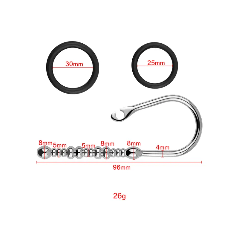Uretra za penis sa silikonskim prstenom 8mm