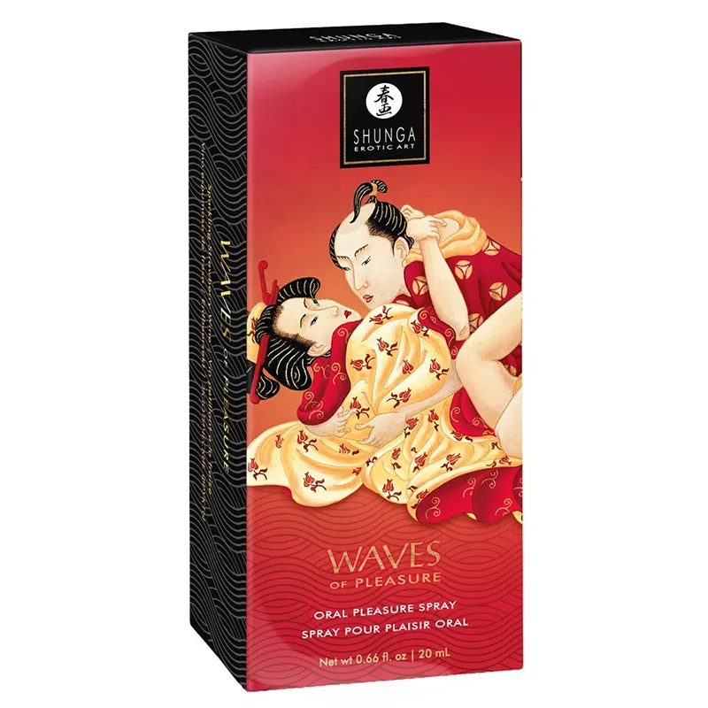 Shunga Oralni sprej šampanjac i jagoda Waves of Pleasure