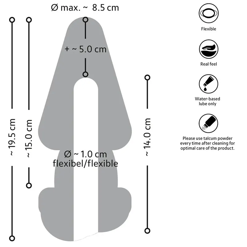 2in1 Butt Plug & Extension