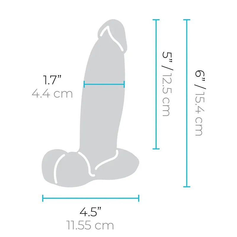b-Vibe Slipskin Girthy 16cm