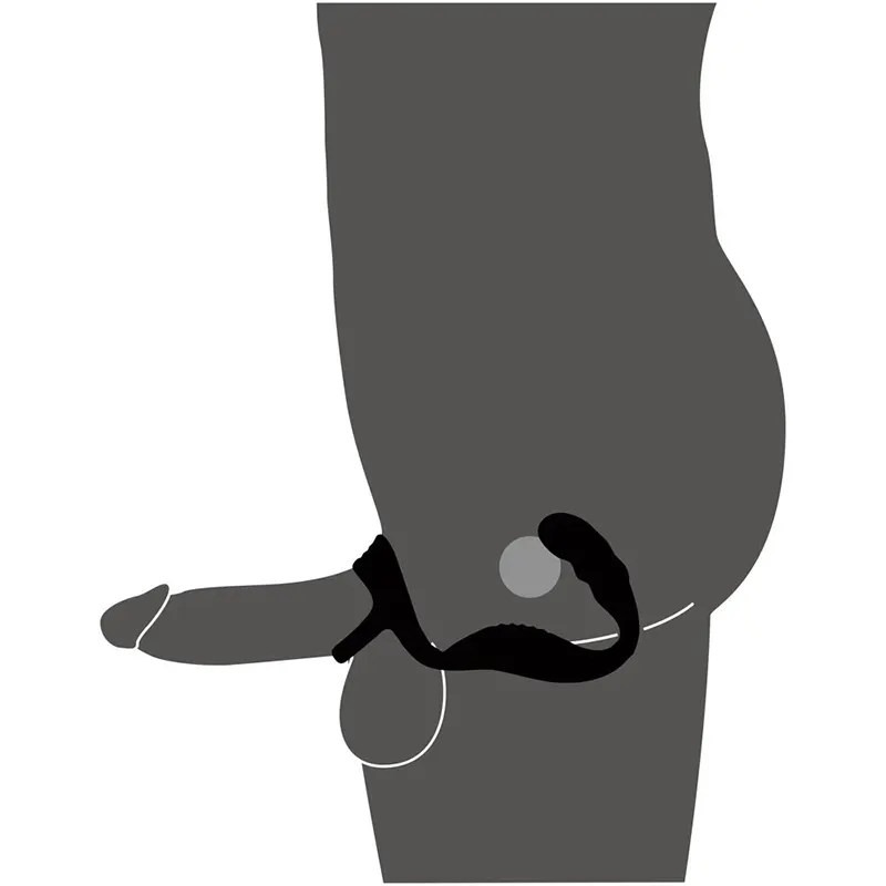 Cock Ring with RC Prostate Plug