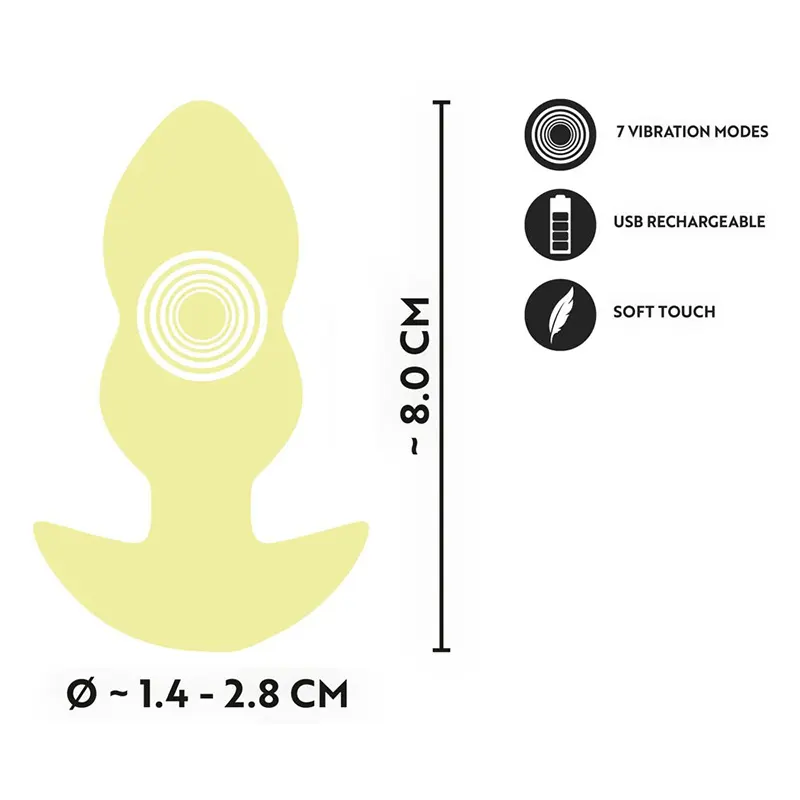 Cuties Vibrating Mini Butt Plug