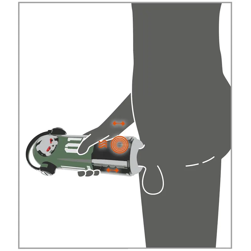 SKULL Masturbator with 3 Functions