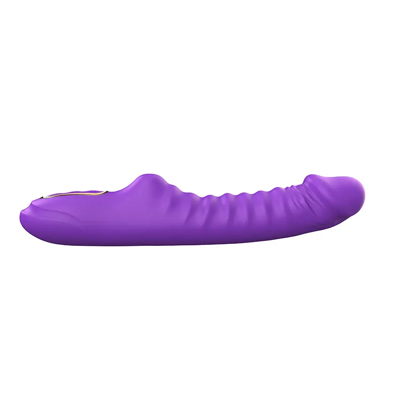 Rebrasti silikonski vibrator Enyalius Purple