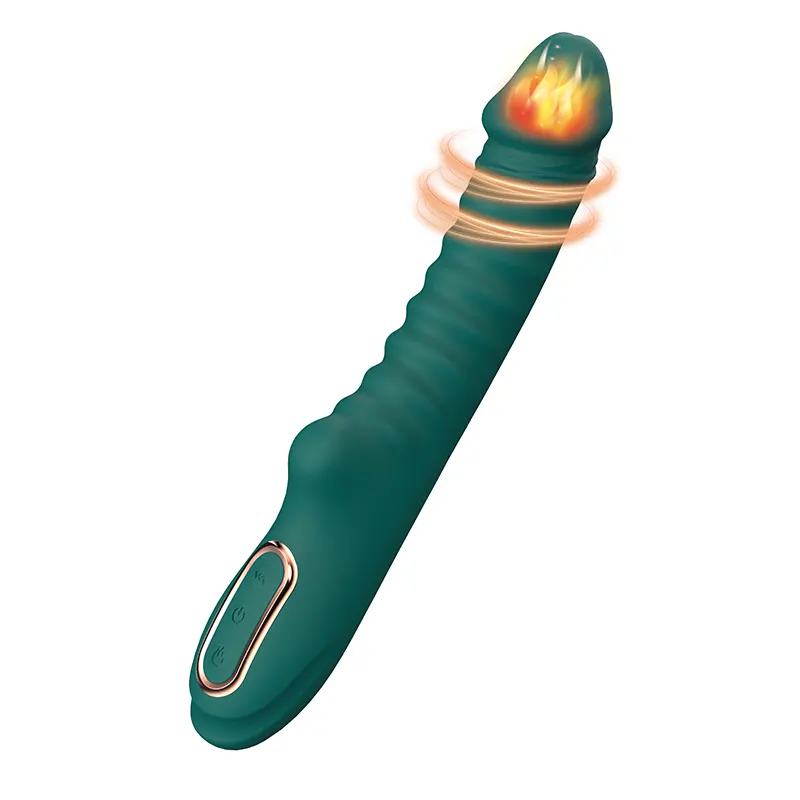 Rebrasti silikonski vibrator Enyalius Green