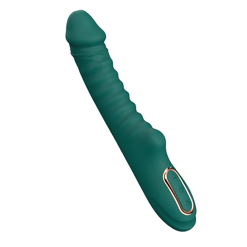 Rebrasti silikonski vibrator Enyalius Green