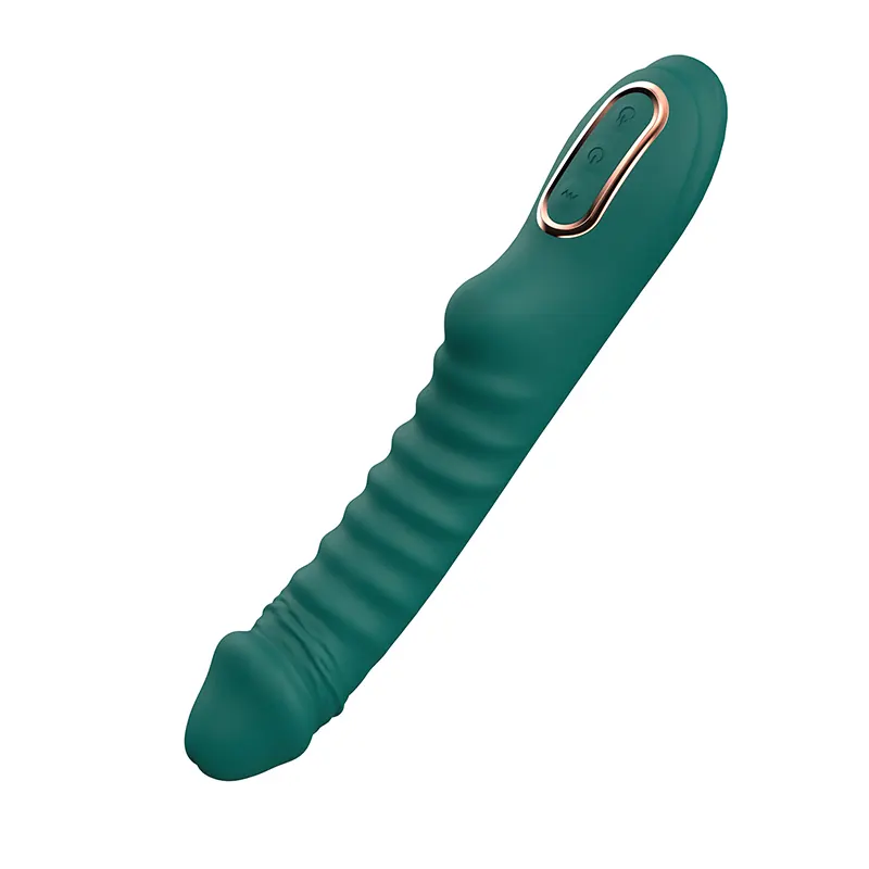 Rebrasti silikonski vibrator Enyalius Green