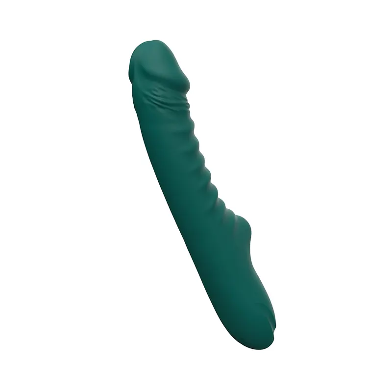 Rebrasti silikonski vibrator Enyalius Green
