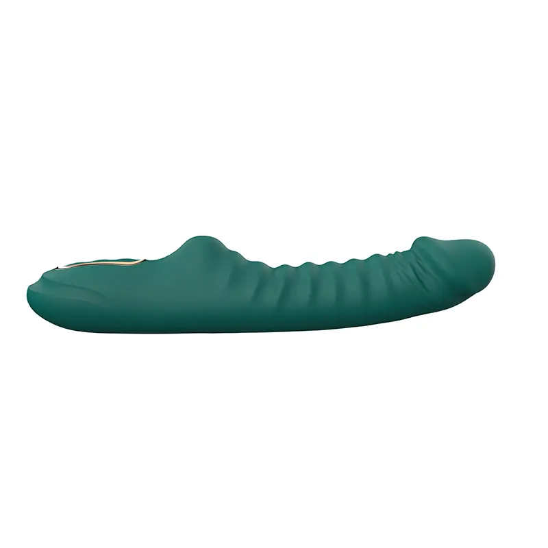 Rebrasti silikonski vibrator Enyalius Green