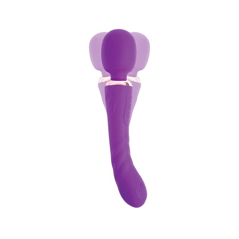 Dupli vibrator Pontus Purple i lubrikant