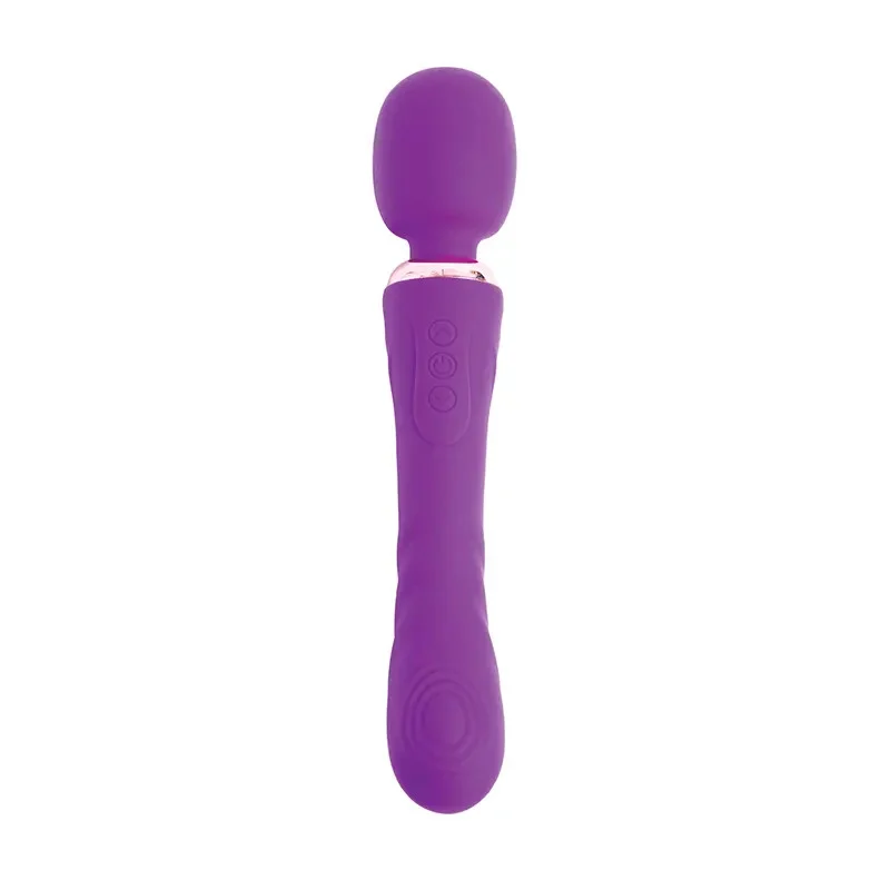 Dupli vibrator Pontus Purple i lubrikant
