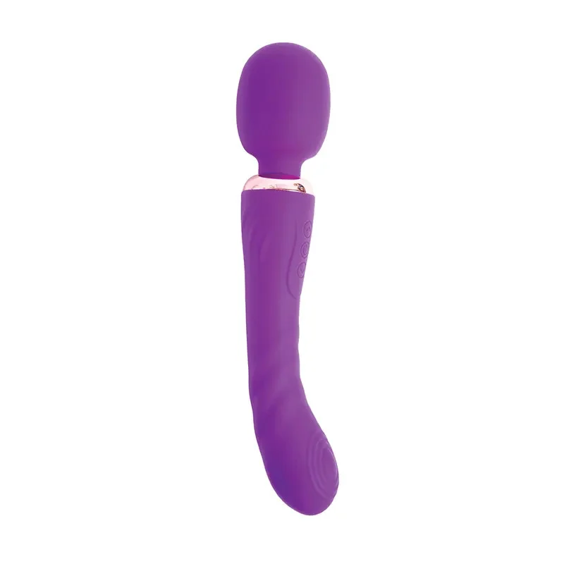 Dupli vibrator Pontus Purple i lubrikant