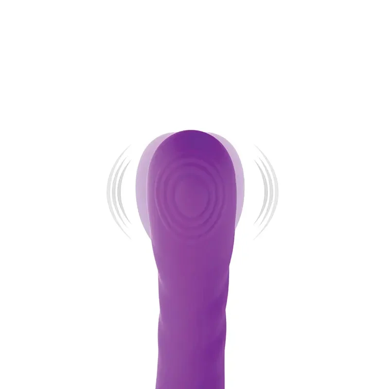 Dupli vibrator Pontus Purple i lubrikant