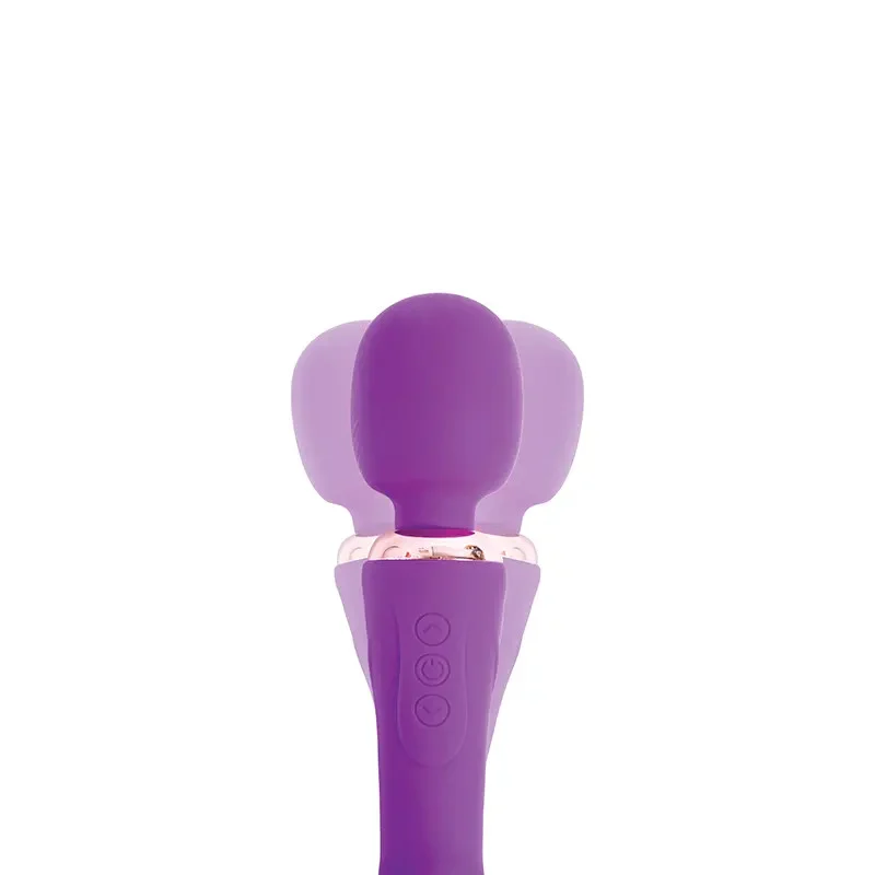 Dupli vibrator Pontus Purple i lubrikant