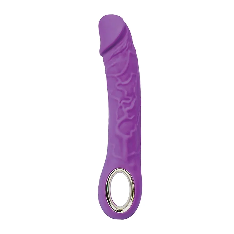 Silikonski vibrator Prometheus purple i lubrikant