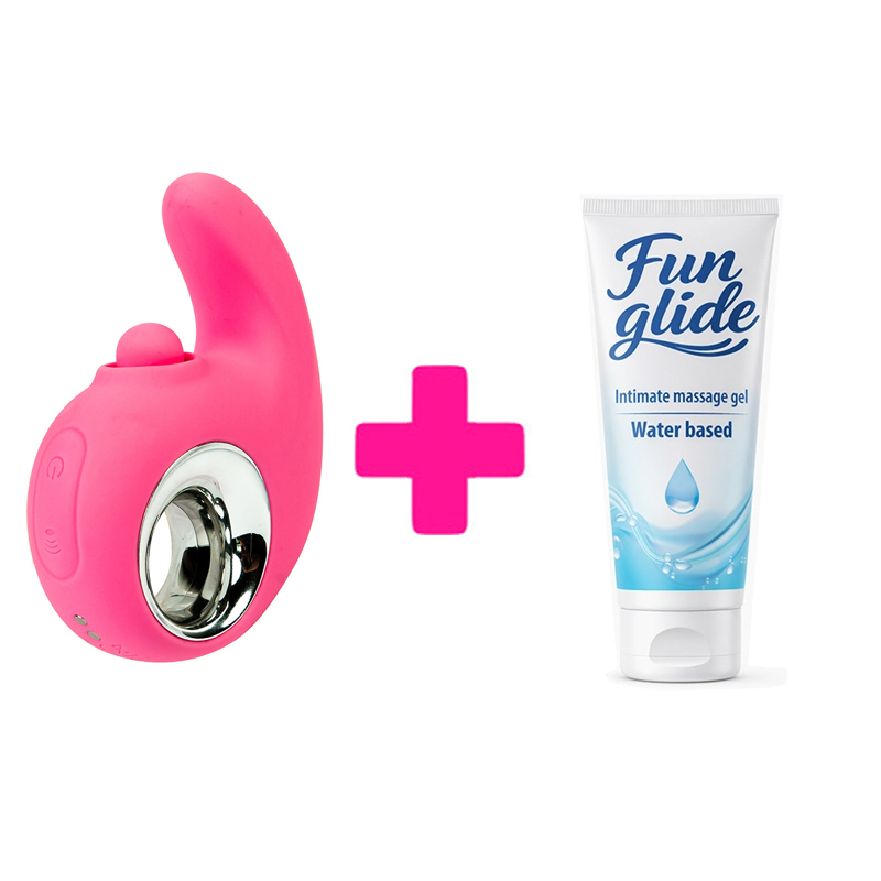 Vibrator sa pomeranjem Rhea i lubrikant